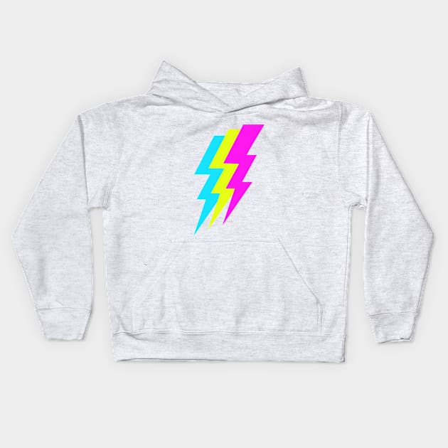 Electrifying Lightning Bolt Tee! Kids Hoodie by SocietyTwentyThree